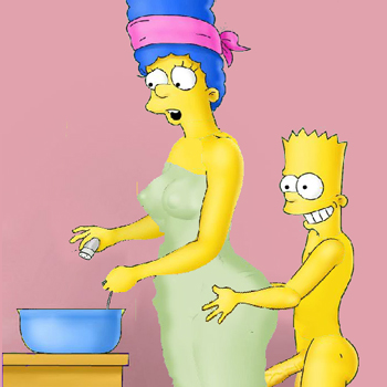 Барт Симпсон любит мамочку